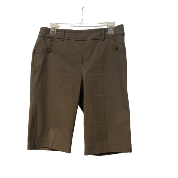 Rekucci Women’s Comfort Pull On Bermuda Shorts size 8 - Picture 2 of 7